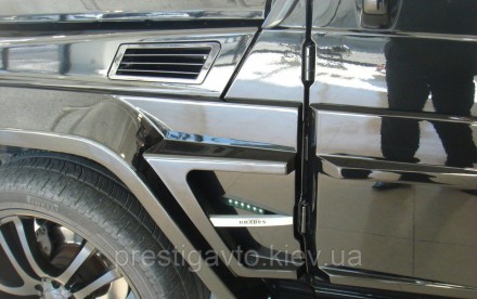 Накладки на крылья Brabus Widestar на Mercedes Benz G-Class W463: передние и зад. . фото 2