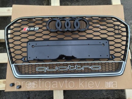 Решетка радиатора на Audi A6 с 2014 годов выпуска в стиле Audi RS6 Quattro
Решет. . фото 3