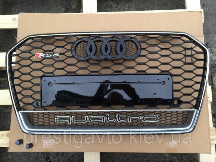 Решетка радиатора на Audi A6 с 2014 годов выпуска в стиле Audi RS6 Quattro
Решет. . фото 2