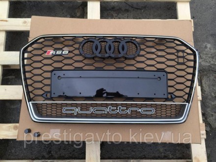 Решетка радиатора на Audi A6 с 2014 годов выпуска в стиле Audi RS6 Quattro
Решет. . фото 4