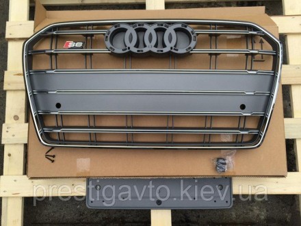 Решетка радиатора Audi A6 с 2014 годов выпуска - в стиле Audi S6.
Решетка радиат. . фото 2