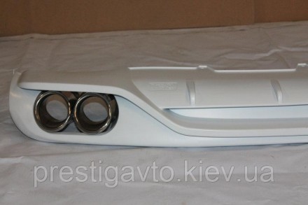 Диффузор - накладка заднего бампера Audi A4 2008-2011 годов выпуска в стиле ABT . . фото 4