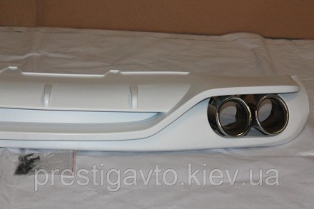 Диффузор - накладка заднего бампера Audi A4 2008-2011 годов выпуска в стиле ABT . . фото 5