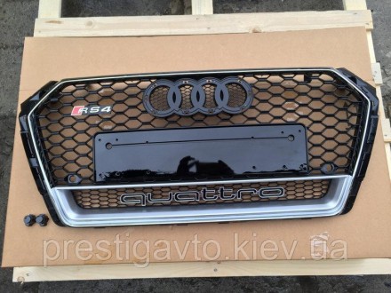  Решетка радиатора на Audi A4 c 2015 годов выпуска в стиле Audi RS4 
Решетка в с. . фото 3