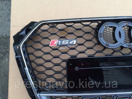  Решетка радиатора на Audi A4 c 2015 годов выпуска в стиле Audi RS4 
Решетка в с. . фото 5