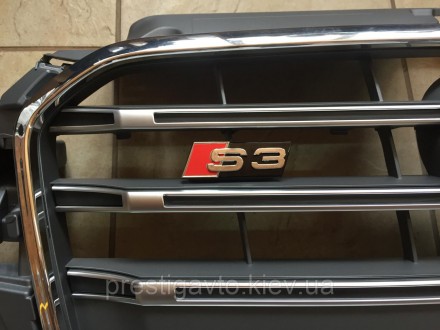 Решетка радиатора тюнинговая на Audi Q3 (2015-...) года выпуска - серая
Решетка . . фото 5