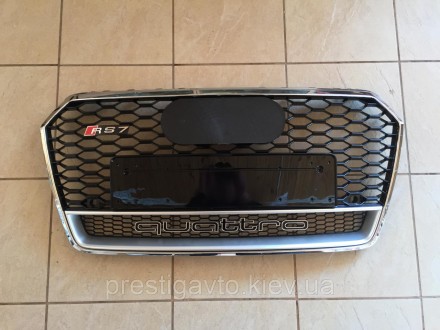 Решетка радиатора RS7 Quattro на Audi A7 (2014-...)
Решетка радиатора придаст ва. . фото 2