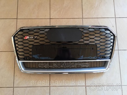 Решетка радиатора RS7 Quattro на Audi A7 (2014-...)
Решетка радиатора придаст ва. . фото 1