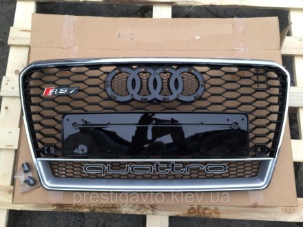 Решетка радиатора RS7 Quattro на Audi A7 (2011-2015)
Решетка радиатора придаст в. . фото 3