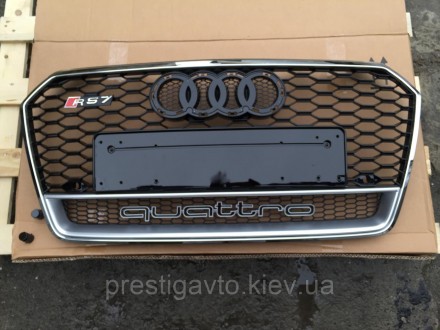 Решетка радиатора RS7 Quattro на Audi A7 (2015-...)
Решетка радиатора придаст ва. . фото 2