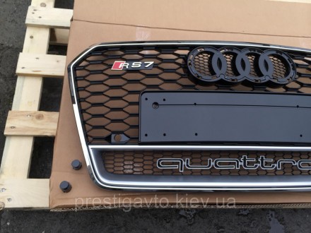 Решетка радиатора RS7 Quattro на Audi A7 (2015-...)
Решетка радиатора придаст ва. . фото 4