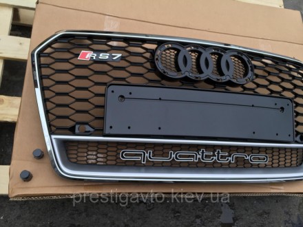 Решетка радиатора RS7 Quattro на Audi A7 (2015-...)
Решетка радиатора придаст ва. . фото 3