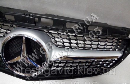 Решетка радиатора Mercedes E-class W212 2013-2016 стиль Diamond (Silver)
Цвет се. . фото 3