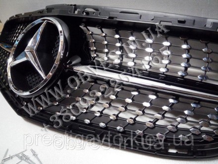 Решетка радиатора Mercedes E-class W212 2013-2016 стиль Diamond (Black)
Цвет сет. . фото 3