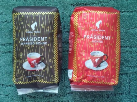 Австрийский кофе Julius Mein Prasiden BOHNE  500g. В наличии 3 упаковки красного. . фото 3
