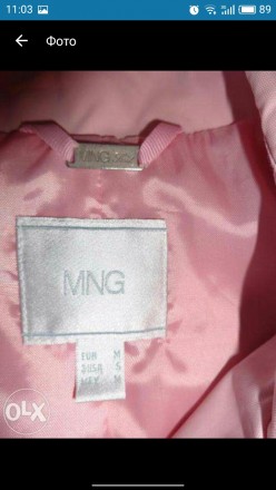 Стильный, нежно-розовый плащ, бренд Mango. Состав 100%полиамид 100%полиэстер. Сд. . фото 3