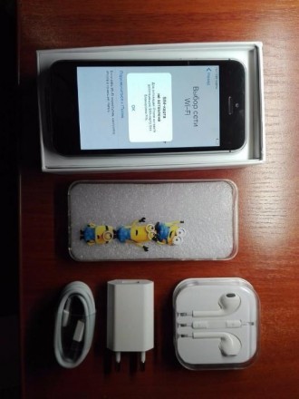 Новый оригинальный iphone 5s space gray 16gb/гб 100% neverlock Комплектация - за. . фото 3