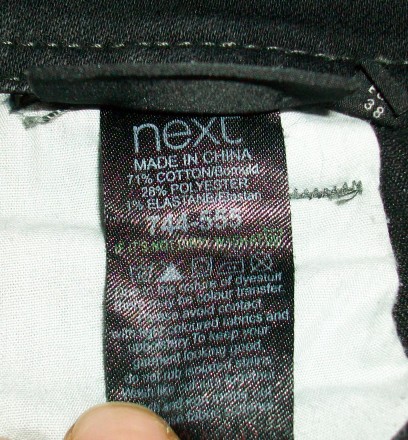 Черные джинсы
Джинсы Next в хорошем состоянии, размер 10/8. Замеры: Пот -40см, . . фото 5