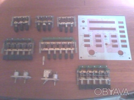 Все переключатели, тумблер и переменные резисторы частотомера Ч3-57 (комплект), . . фото 1