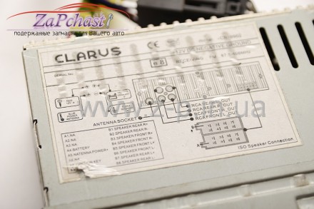Название запчасти	Автомагнитола MР3
Производитель	Clarus
Модель	CR-9902
Ориги. . фото 6