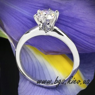 Помолвочное кольцо. Золотое кольцо с бриллиантами  bgs.kiev.ua/pomolvochnye-kolt. . фото 7