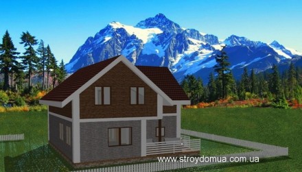 Проект «Альпы»-это неповторимый, просторный канадский дом для большой семьи. Пло. . фото 7