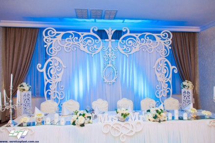 Предлагаем услуги по изготовлению свадебного декора (ажурные ширмы, арки, колоны. . фото 8