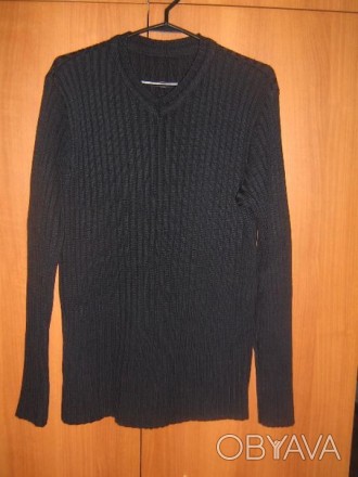 Продам мужской свитерок,темного синего цвета,состояние отличное,замеры по запрос. . фото 1