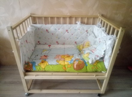 Продается детская кроватка из массива сосны. Купив ее для Вашего любимого малыша. . фото 4