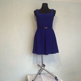 Платье насыщенного синего цвета , в жизни ярче чем на фото. . фото 3