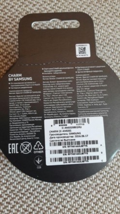 Продам фитнесс-браслет Samsung Smart Charm Black (EI-AN920BBEGRU). Цвет: чёрный.. . фото 3