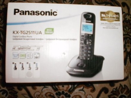 Аппарат Panasonic КХ-TG2511 цифровой беспроводной телефон новый. . фото 2