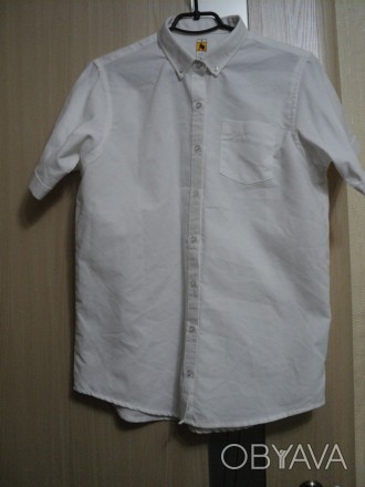 Летние рубашки, 2 шт., размеры S и M, состав: 60% хлопок, 40% полиэстер, произво. . фото 1