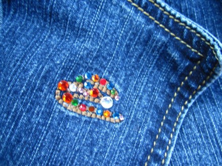 Стильный джинсовый пиджак ветровка E-Steem, р. L, идеальное состояние. Состав-76. . фото 6