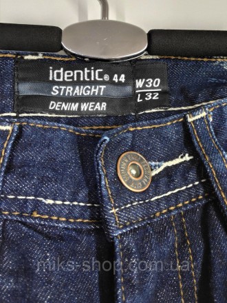 Мужские зауженные джинсы бренда IDENTIC. Размер 32. Ткань не эластичная 100% кот. . фото 7