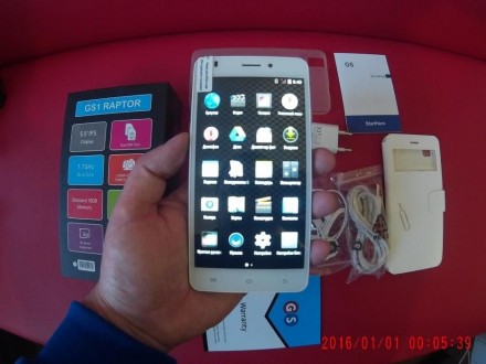 Новый смартфон GS1 RAPTOR 5.5 дюймов MT6592 Android 4.4 8 Ядерный ROM 16 ГБ RAM . . фото 6
