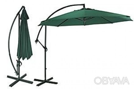 Зонт солнцезащитный на боковой стойке (кончольный зонт) 3х3м. Зонт солнцезащитны. . фото 1