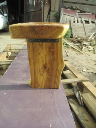 скамейка для наружнего использования, выполнена из самой прочной древесной пород. . фото 4