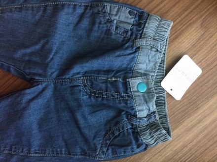 Продам новые джинсы Mothercare на х/б подкладке 3-6 месяцев Длина 35 см до пампе. . фото 4