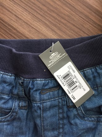 Продам новые фирменные джинсы на мальчика 9-12 мес.Рост 74 см.Покупали в Швейцар. . фото 6