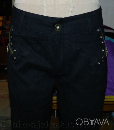 812 Женские джинсы ровные, брючный вариант
р-р М 1 пара Длина 111 см Шаговый 90. . фото 1