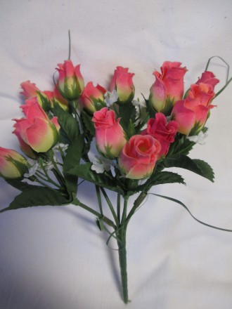 Искусственные букетики.Розы маленькие в бутонах и розочки мелкие,два вида,для до. . фото 11