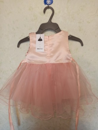 Нарядное нежно-персековое платье с розой для девочки
Цена 300 грн
Код товара 3. . фото 8