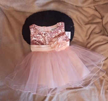Нарядное нежно-персековое платье с розой для девочки
Цена 300 грн
Код товара 3. . фото 5