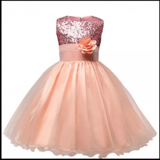 Нарядное нежно-персековое платье с розой для девочки
Цена 300 грн
Код товара 3. . фото 2
