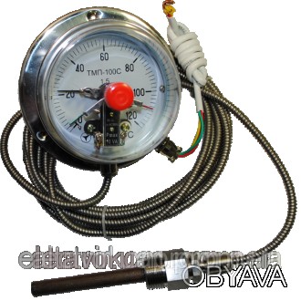 
Термометры манометрические показывающие сигнализирующие ТМП-100С Приборы с элек. . фото 1