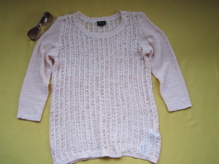Красивый ажурный свитер, кофточка , джемпер с укороченным
рукавом , р. М, Vila . . фото 3