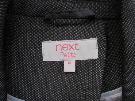 Cтильный качественный пиджак, жакет Next, р.12, отличное состояние .
ПОГ 48 см.. . фото 3