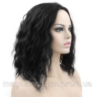 
Купить парик черный волнистый без челки в нашем интернет-магазине можно прмо се. . фото 2