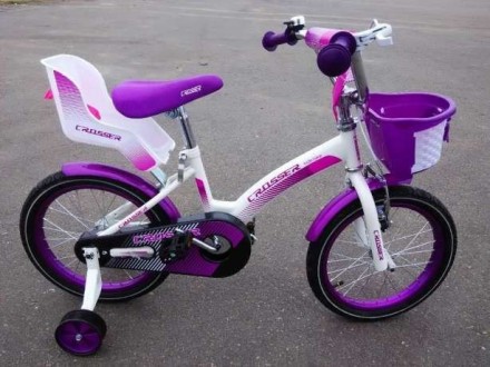 Велосипед именно для вашей маленькой принцески, яркий,стильный,безопасный! Новин. . фото 2